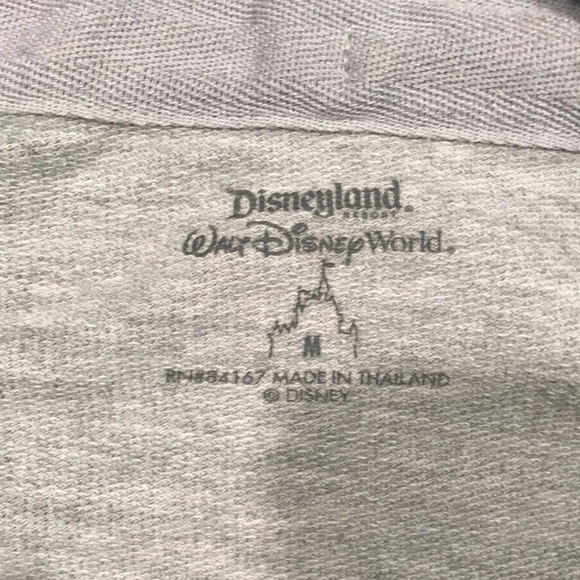 Disney Parks Minnie Mouse Gray Screen Pink French Terry Pullover Hoodie size M - Picture 5 of 10